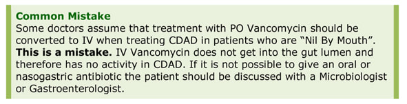 CDAD Common Mistake